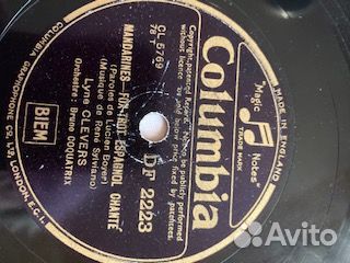 Фокстроты импортные патефонные пластинки 1930 гг