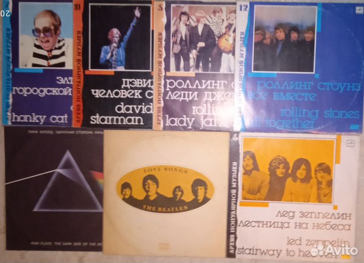 Винил пластинки зарубежных исполнителей Rock&Pop