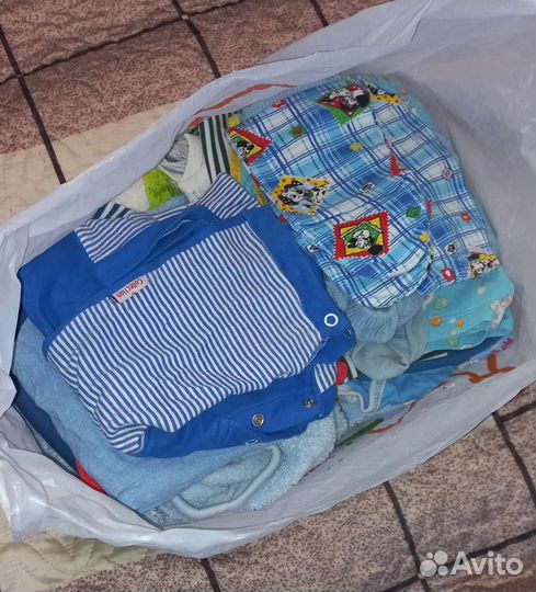 Вещи пакетом на мальчика от 0 до 1