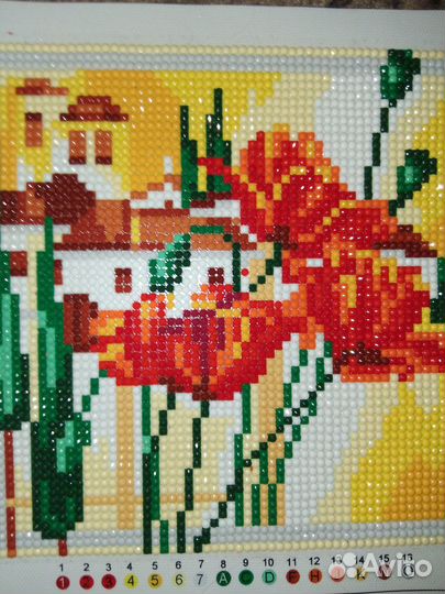 Алмазная мозаика собранная