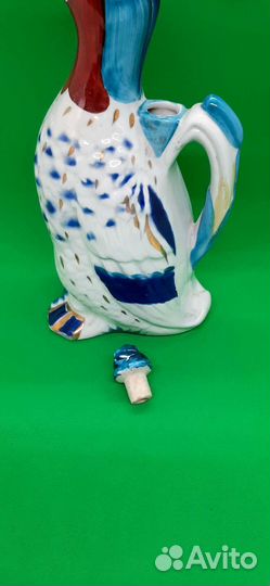 Фарфоровый штоф графин Утка лфз статуэтка