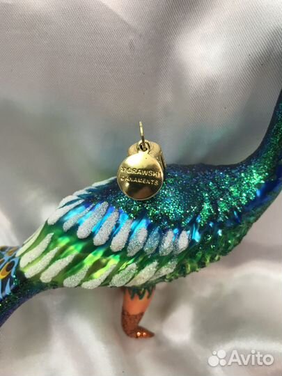 Елочная игрушка Павлин morawski
