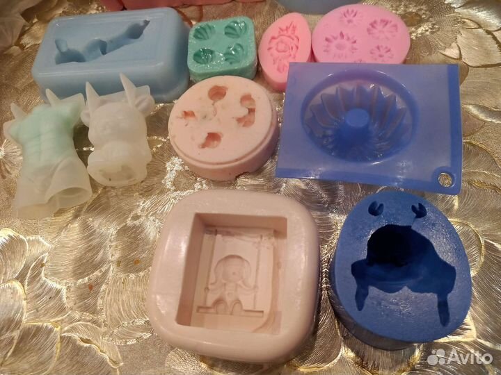 Формы для мыла силиконовые коробкой
