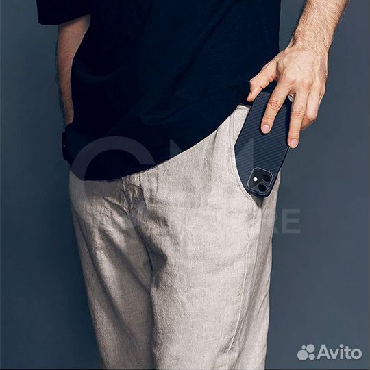 Pitaka MagEZ Case Apple iPhone 12 Mini чёрно-серый