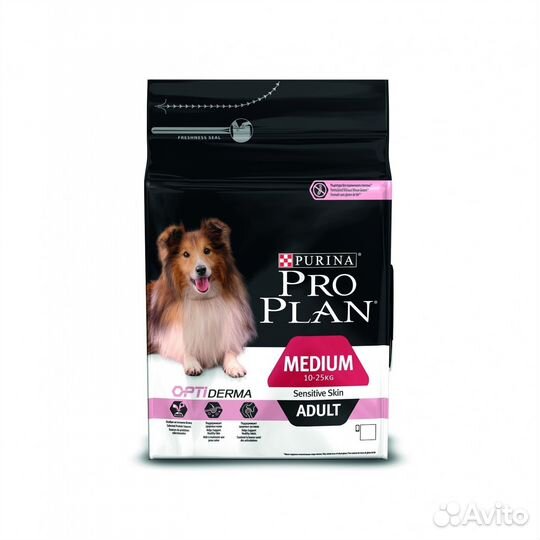 Корм Purina Pro Plan для взрослых собак средних по