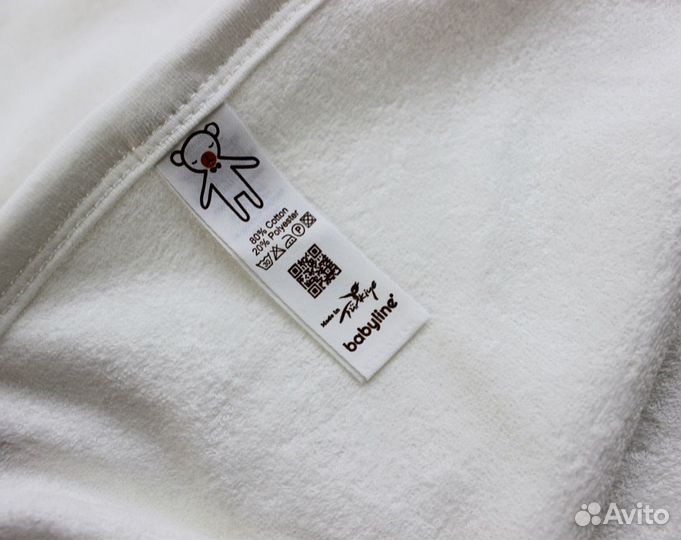 Махровое Полотенце с рукавичкой размеры 90х90