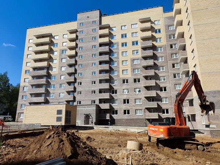 2-к. квартира, 59,1 м², 1/10 эт.