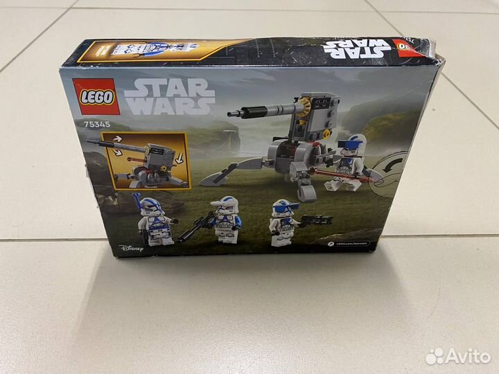 Конструктор lego Star Wars 75345 Боевой набор 501s