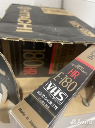 Кассеты видео vhs e 180 hr hitachi