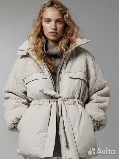 Куртка тедди hm xs