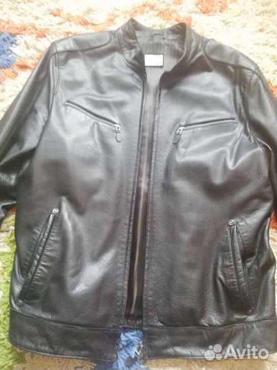 Кожаная куртка мужская