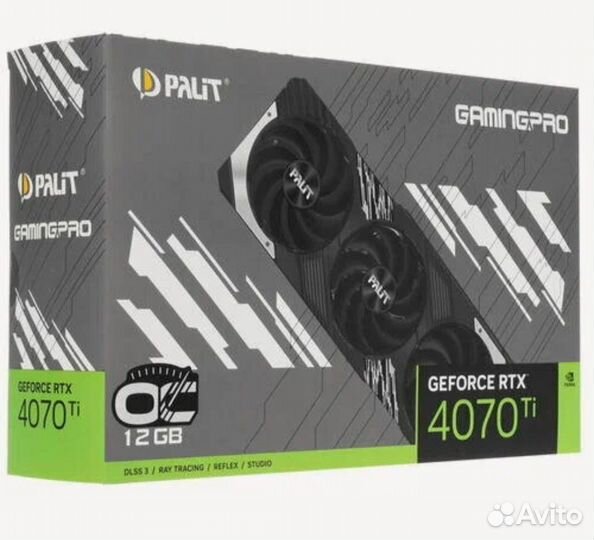 Видеокарта Palit GeForce RTX 4070 Ti GamingPro oc