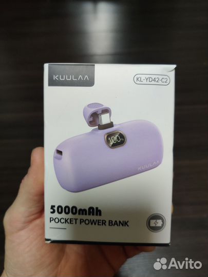 Новый power bank type-c 5000mAh