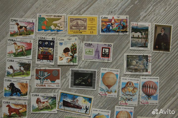 Марки Куба 1960-70-ые годы