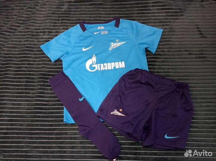 Именной комплект детской формы Nike фк Зенит