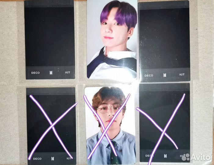 Карты bts deco kit деко кит