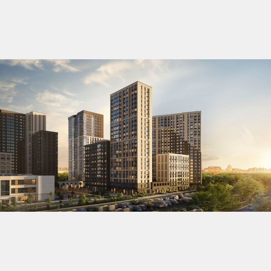 1-к. квартира, 48 м², 3/21 эт.