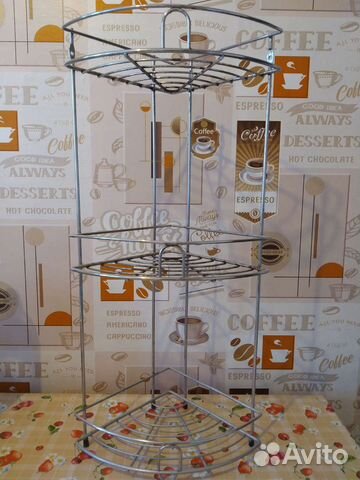 Угловая полка для ванной