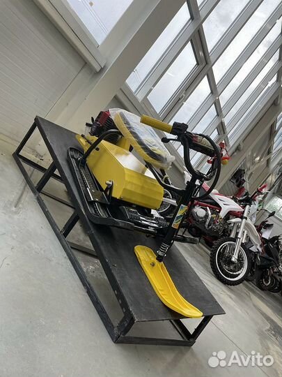 Миниснегоход promax XL (двухместный) желтый