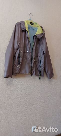 Ветровка из эко-кожи