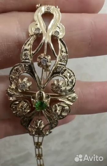 Золотой браслет с бриллиантами