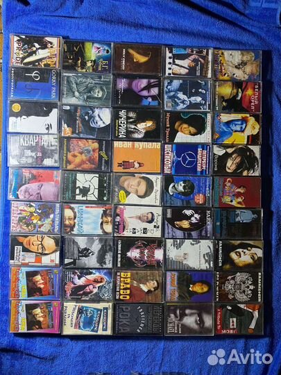 Зарубежный и русский рок аудиокассеты
