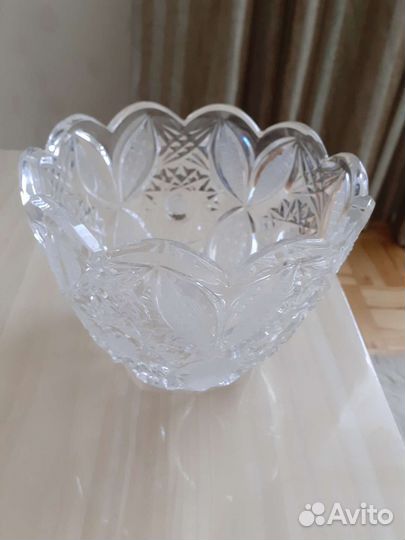 Салатница хрусталь