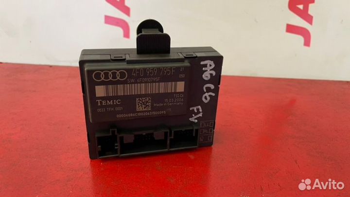 Блок управления двери передний левый Audi A6 C6