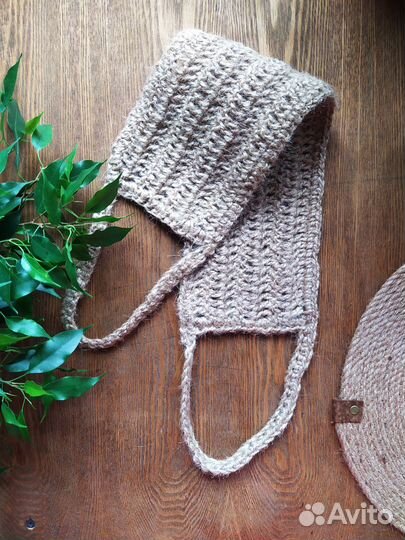 Мочалка джутовая