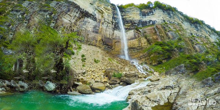 Экскурсия к самому высокому водопаду Кинчха Грузия