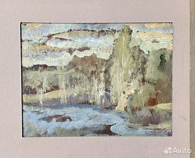 Картина маслом «Весна» Чсх Голубов В.П