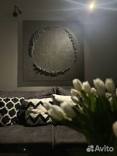 Интерьерная картина большая текстурная