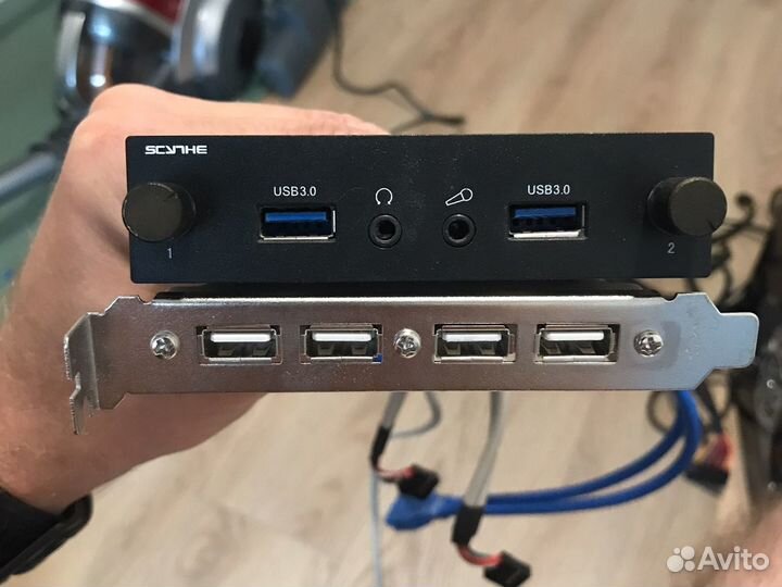 USB хаб, контроллер вентиляторов