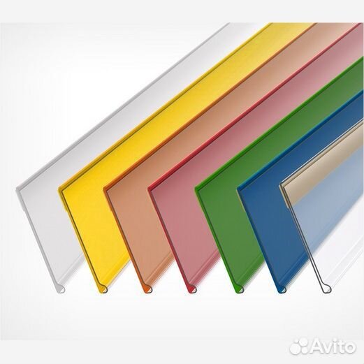 Ценникодержатель полочный самоклеющийся DBR39 дли