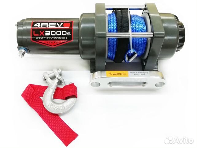 Лебедка 4Revo LX3000-B с синтетическим тросом