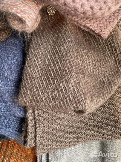 Набор шапка и хомут женский