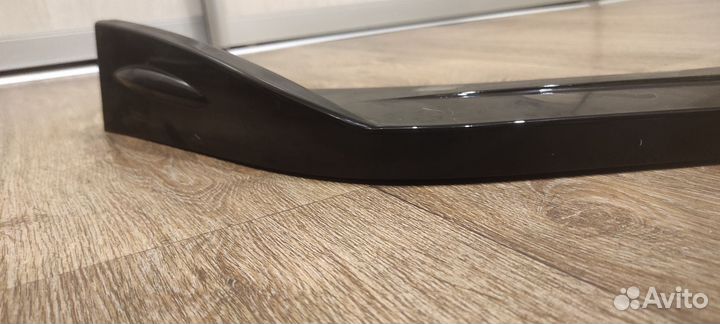 Сплиттер(губа) переднего бампера универсальный