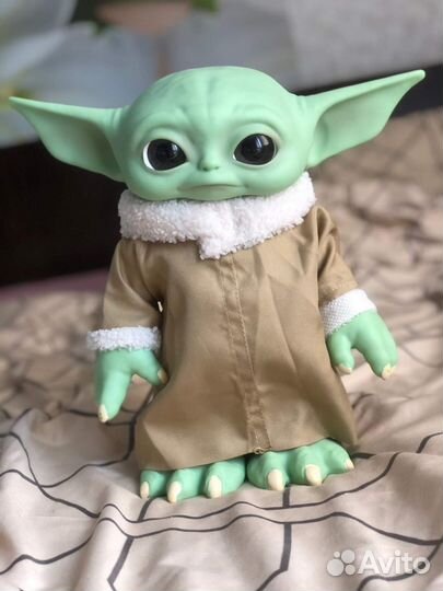 Игрушка Малыш Йода рост 30 см с твердым телом