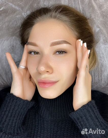 Перманентный макияж бровей/губ