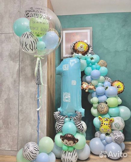 Фотозона на День Рождения, на 1 годик, шары