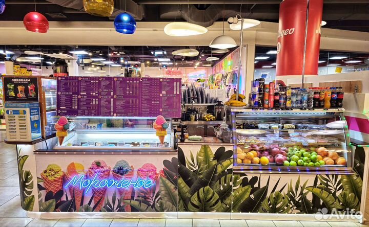 Сеть 2 кофейни, бургерная, производство мороженого