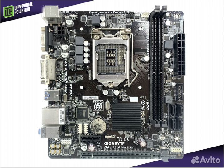 1151 Материнская плата GigaByte GA-H110M-S2V