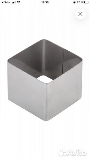 Форма для выпечки/выкладки квадрат 6x6