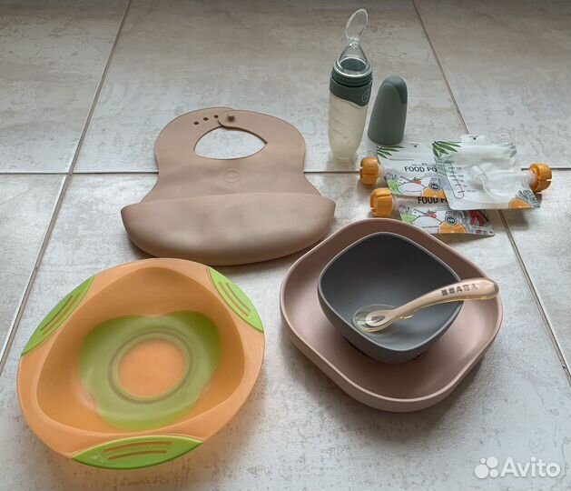 Набор для кормления Beaba и Happy Baby