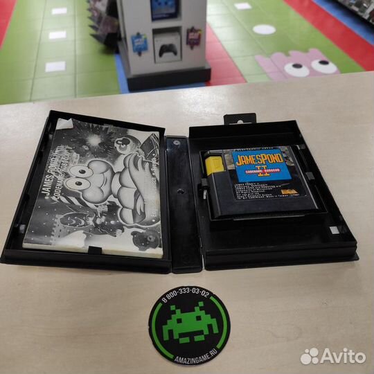 James Pond II Codename Robocod, бокс, инструкция