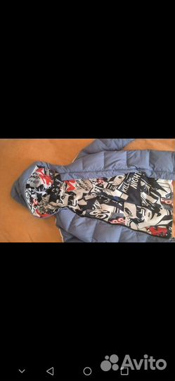 Куртка пуховик мужская