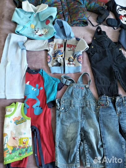 Вещи пакетом на мальчика от 3м до 1 г