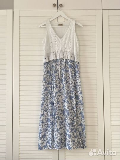 Летний сарафан в цветочек