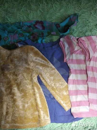 Детская одежда для девочек 86 92 пакетом