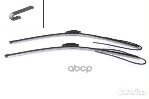 Щетки плоск. к-т 700/28'+650/26' крючок 9 MB